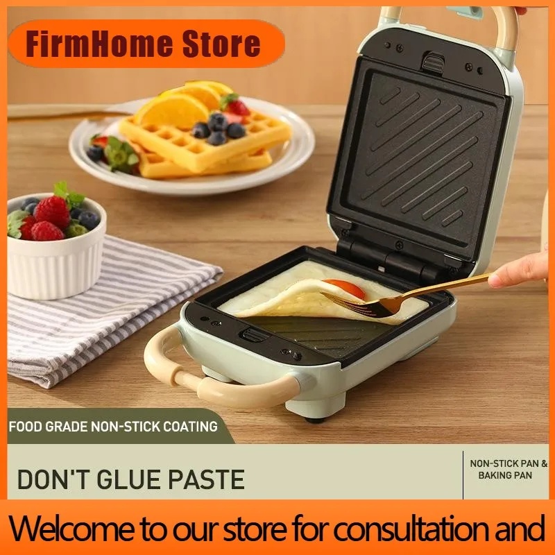FirmHome FirmHome Store220V Non Stick Sandwich Maker Electric Breakfast Machine 650W Mini Toaster Multifunction Sandwichera Electrica San - Aliexpress Deal