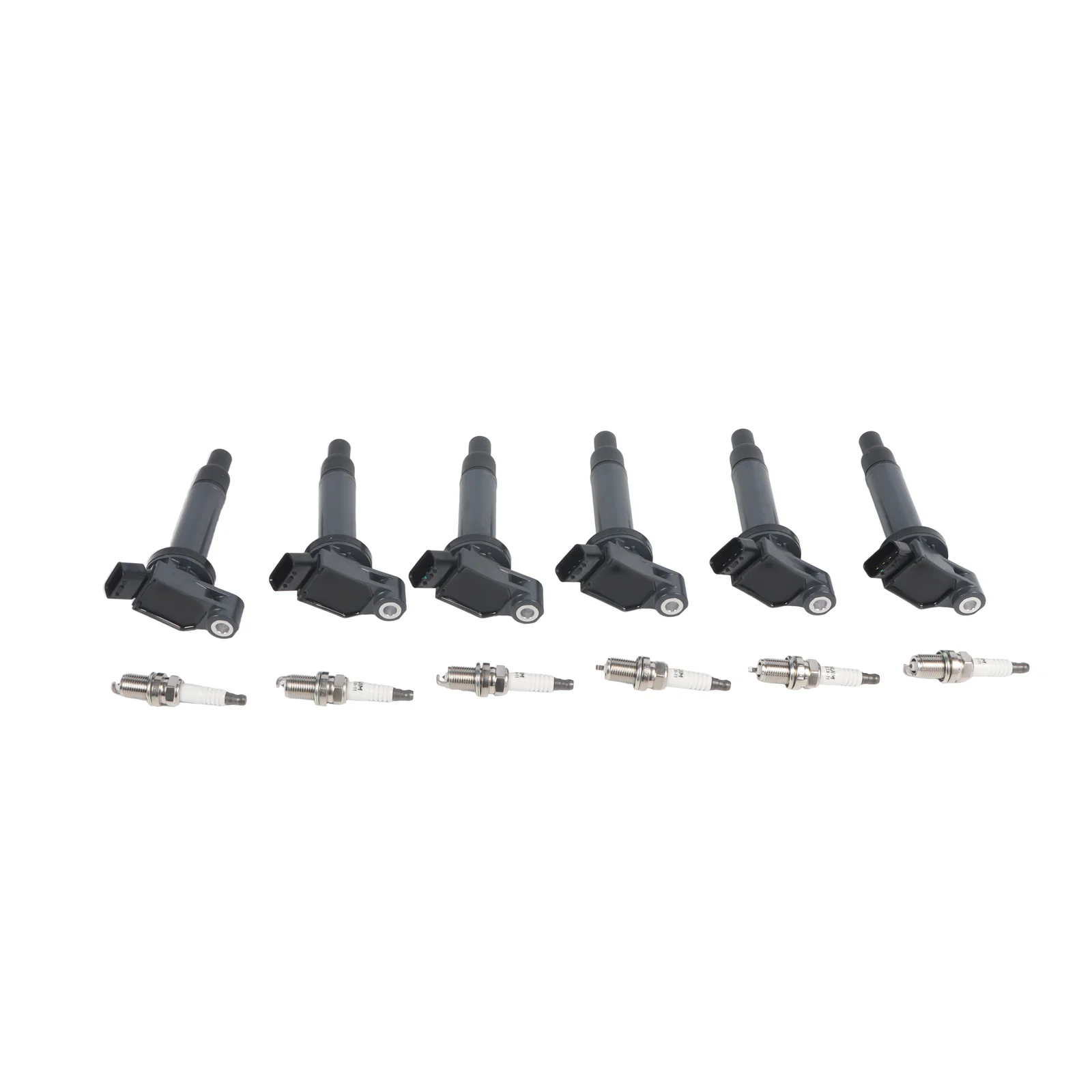 6pcs Ignition Coils + 6pcs Iridium Spark Plugs For Toyota Camry Avalon Sienna Lexus ES300 RX300 UF267 Car Accessories