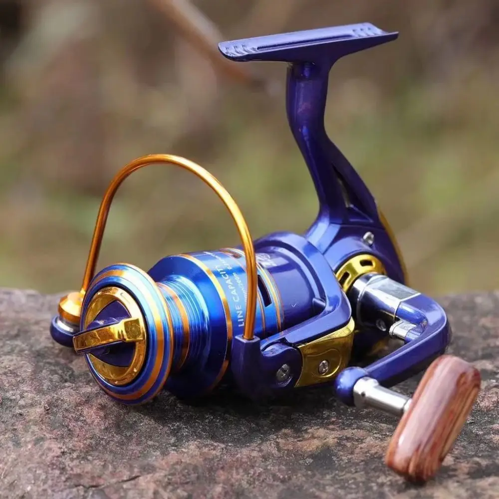 Metal Construction Ice Fishing Reels Mini Size Right Left Hand Fishing Spinning Reel High Speed Portable Use