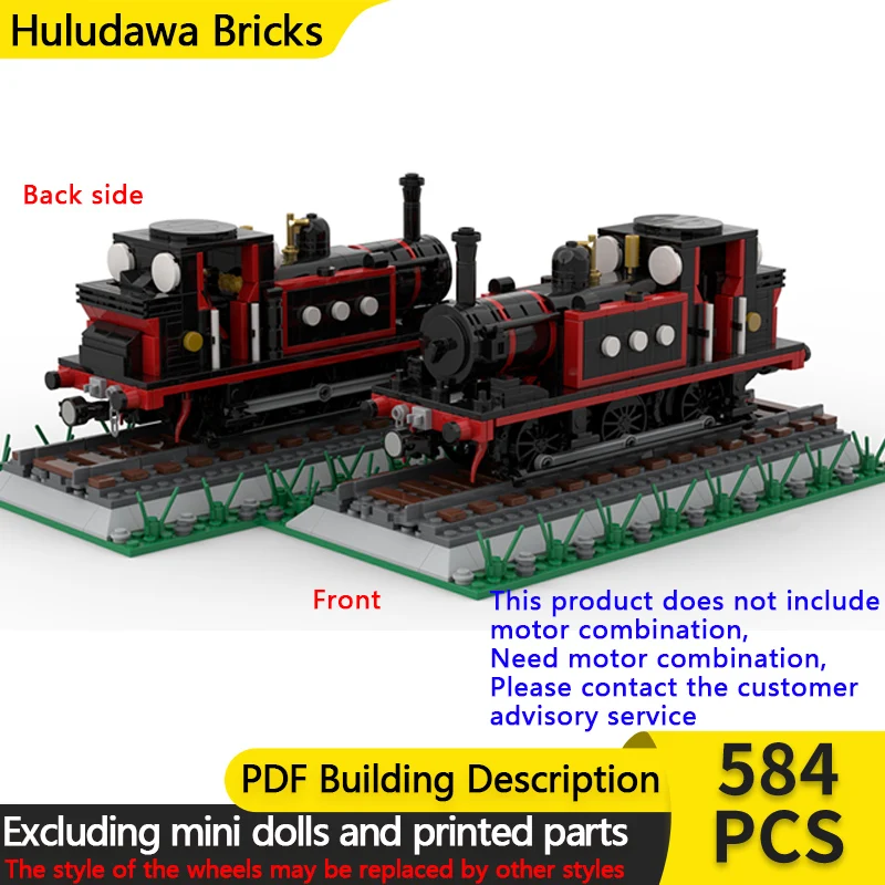 

Модель городской автомобиль MOC, строительные кирпичи, класс A1, паровоз, модульная технология, детские праздничные подарки, сборные игрушки, костюм