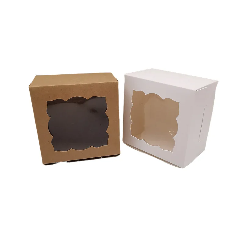 12/24 Stück Kraftpapier-Geschenkboxen, Hochzeitsgeschenk, Süßigkeiten, Kekse, Brot, Papierboxen für Thanksgiving, Weihnachten, Geburtstag, Partyzubehör – Detail 11