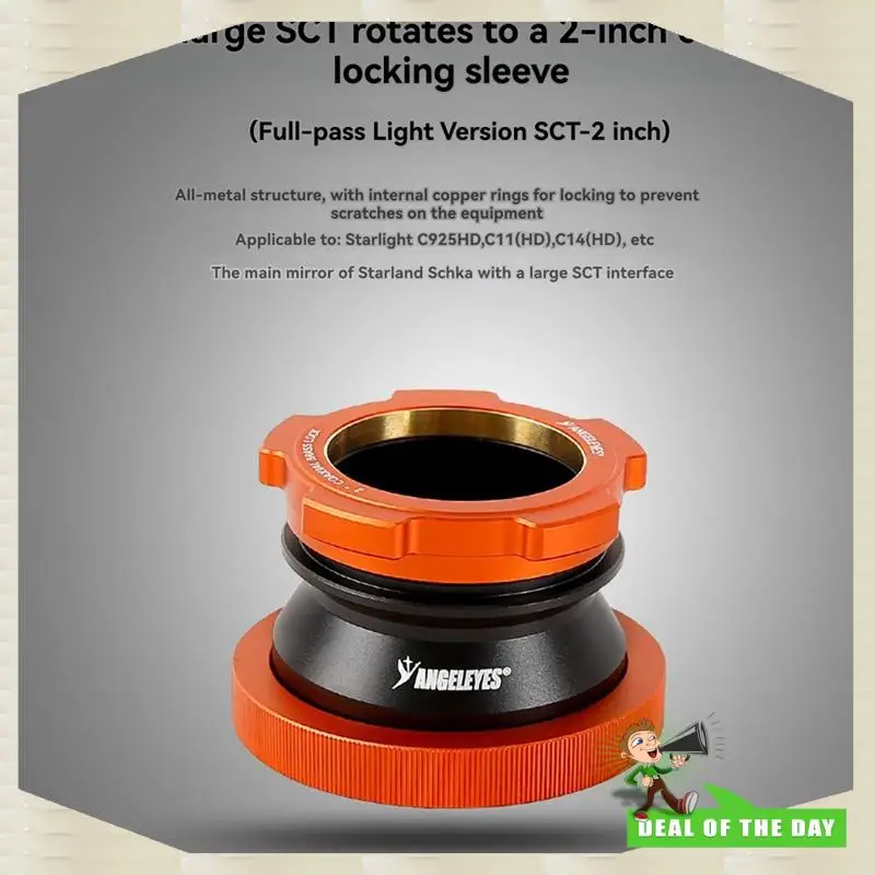 24-Hour Delivery Angeleyes SCT To 2 Inch Locking Sleeve Full Light Version C925HD C11HD C14HD For 2 Inch Telescope Accessories