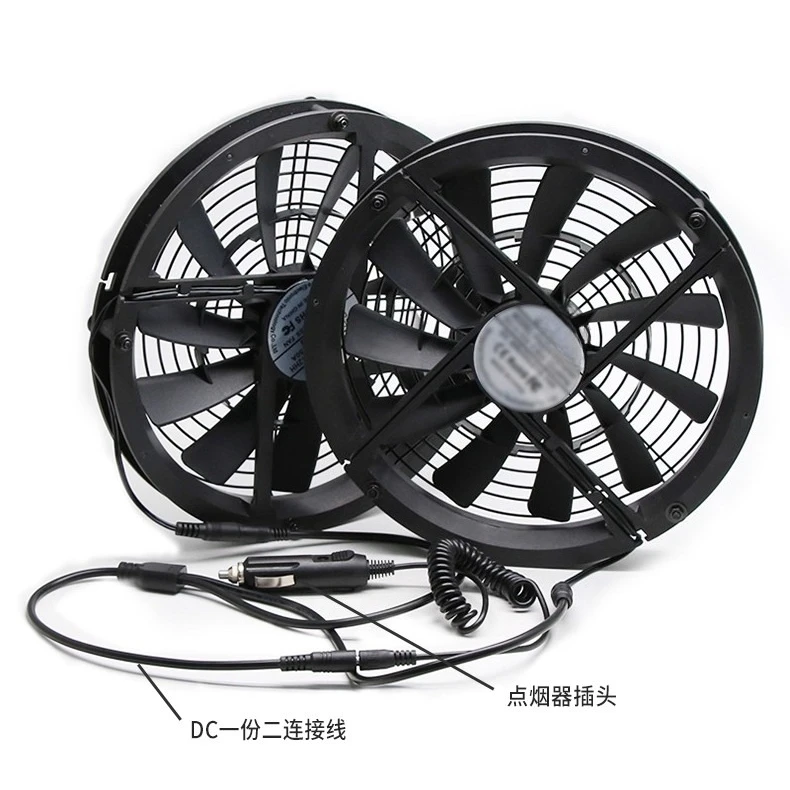 12V Groot luchtvolume 25 cm Cm RV Auto Zelfrijdende reisventilatie en koeling Afzuigventilator 25030 Licht en eenvoudig te installeren