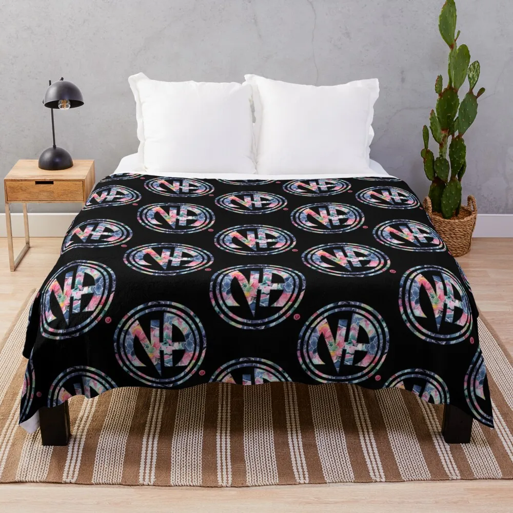 Cool NA Logo Narcotics Anonymous NA AA Throw Blanket Beautifuls Flannel Moving Extra Large Throw Blankets