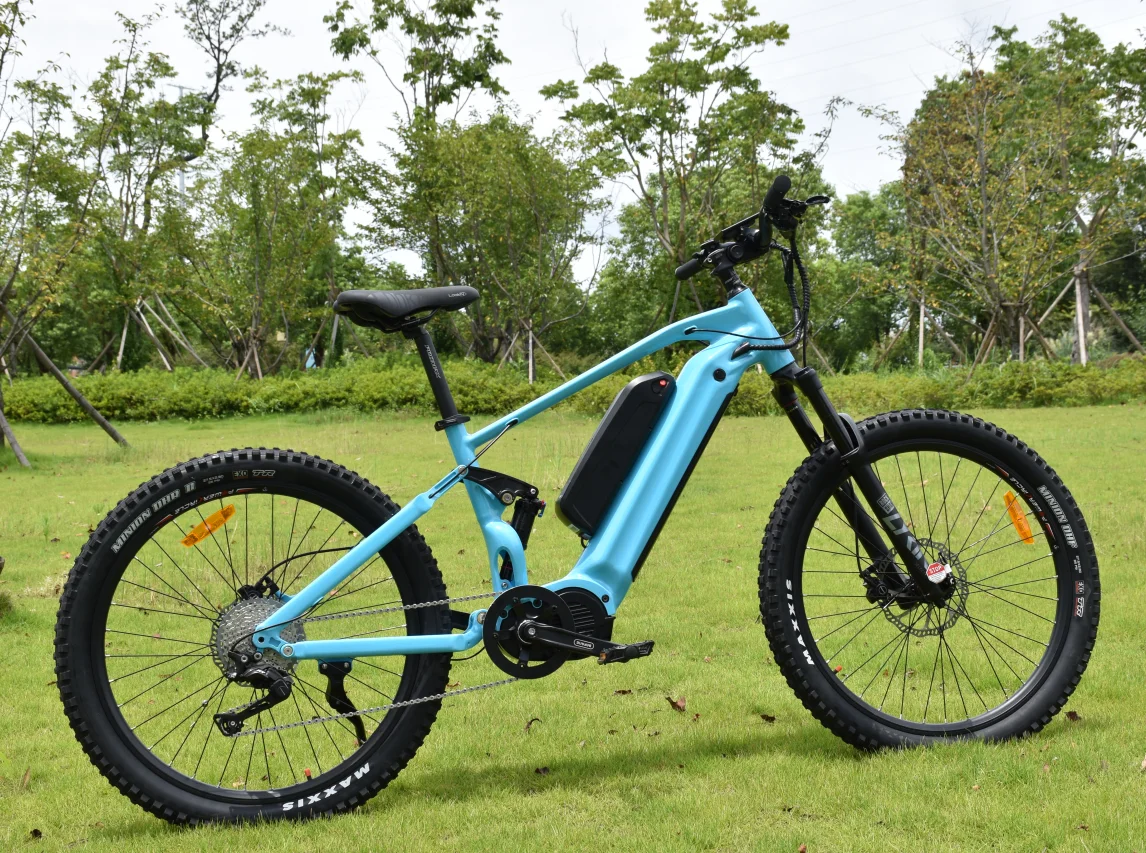 Fashion Bafang M620 48V750W/1000W Mid Drive Electric Bicycle LCD Display Full Suspension E Bike Mountain Electric Bike