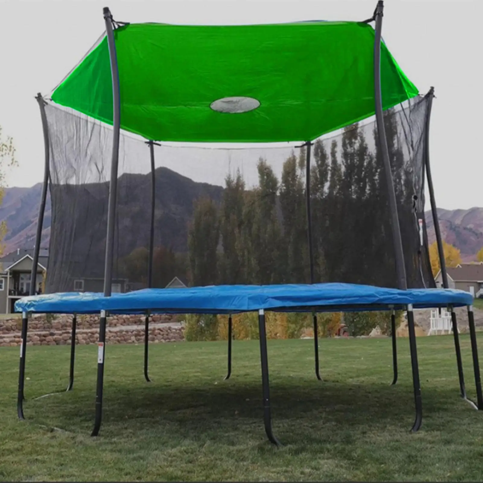 6/8/10/12/14/16ft Trampoline Cover Sun-Protection Trampolines Canopy Trampolines Sunshade Accessories for Outdoor Backyard