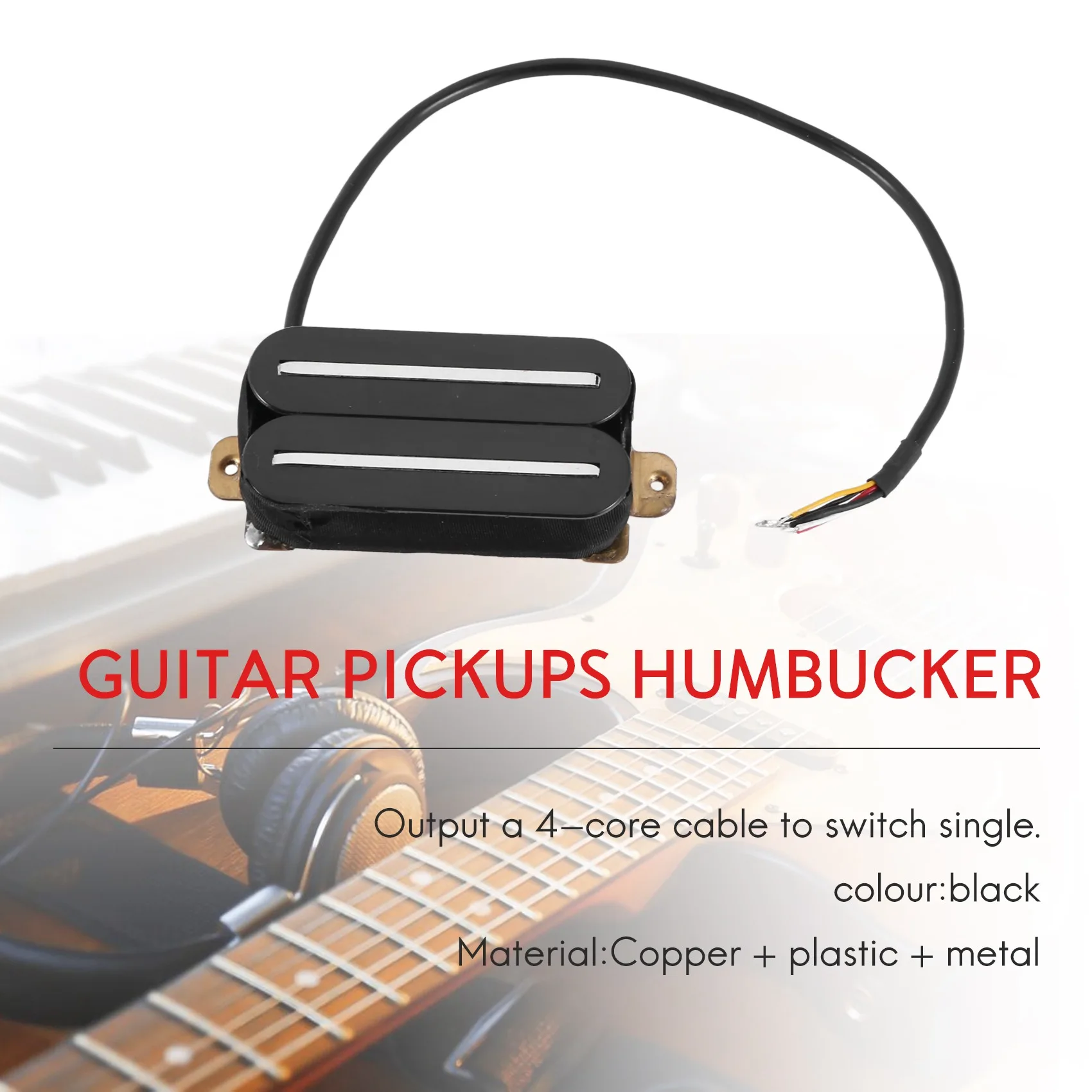 High Output Pickup Dual Hot Rail Humbucker Pickups Keramik E-Gitarre Pickup Humbucker