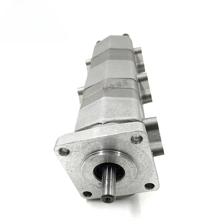 Zhengquan HGP-222A-F3/3/3R triple hydraulic gear pump Mechanical hardware high pressure hydraulic oil pump factory direct sales