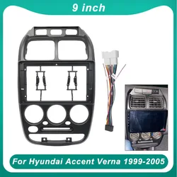 9 Inch Car Frame Fascia Adapter For Hyundai Accent Verna 1999-2005 Android Radio Dash Fitting Panel Kit