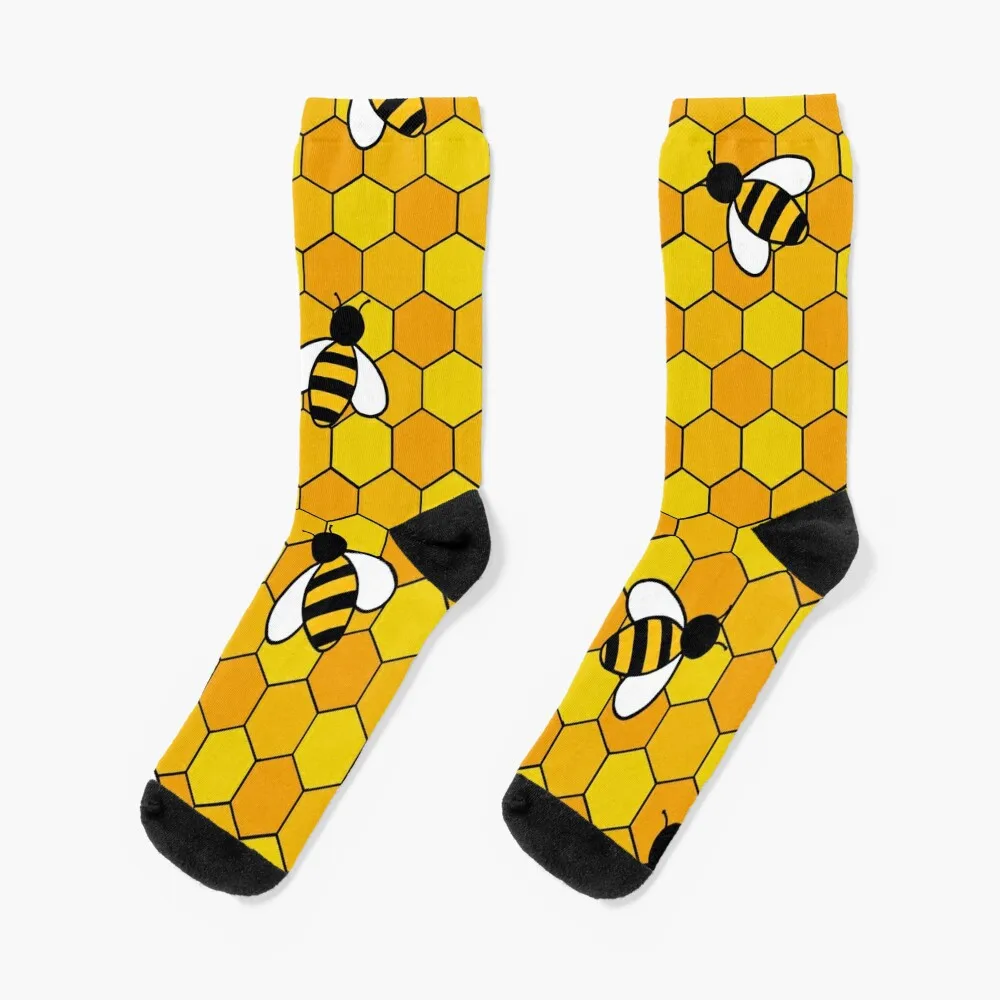 

Honey Bees Socks Stockings Thermal socks man winter