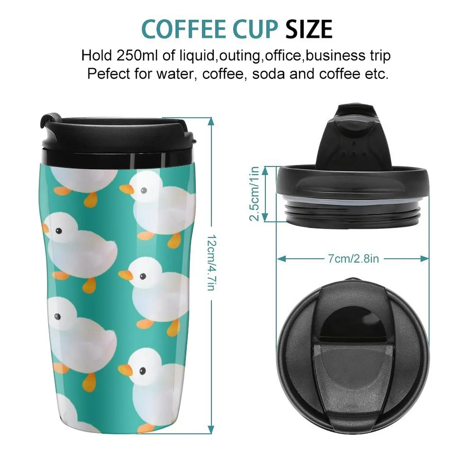 New Call duck Travel Coffee Mug Coffee Glass Cup Elegant Coffee Cups Coffee Bowls Elegant Coffee