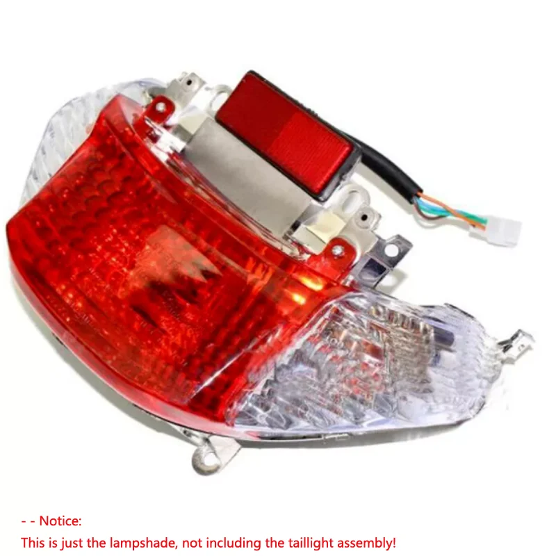 Motorcycle Gy6 Scooter 50cc Rear Tail Light Cover LED Turn Signal Indicator Lamp Lampshade For CHINESE TAOTAO SUNNY