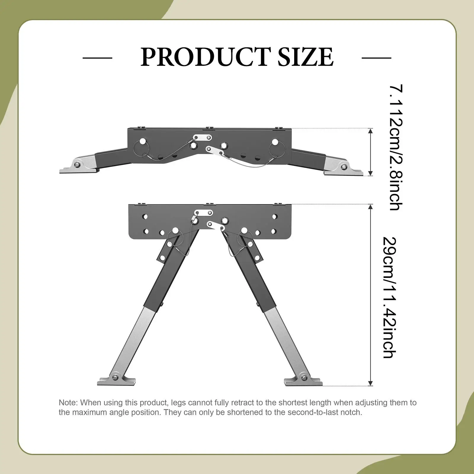 RV Step Stabilizer Stable Easy Installation Stability Durability Accessories Foldable for Motorhomes RV Entryway Steps
