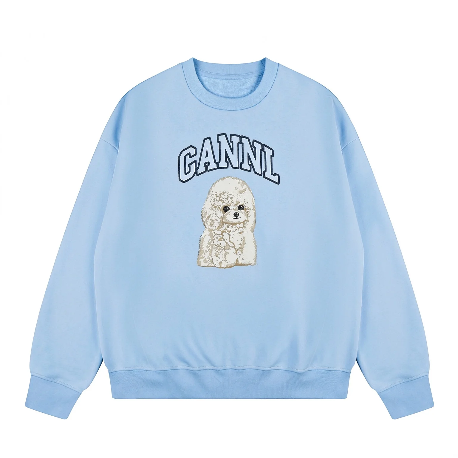 Cotton Women's Pullover Sweatshirt, Regular Size XS-L