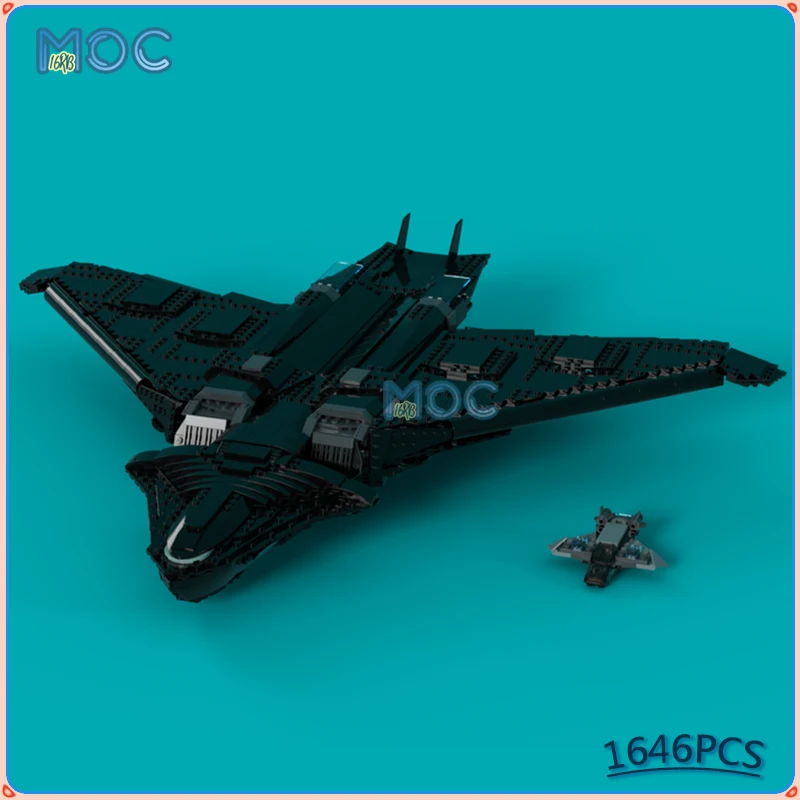 

MOC Black Wars Plane Zephyred One Fighter Building Blocks Set Battle Aircraft Model Assemble Toys For Education Birthday Gifts