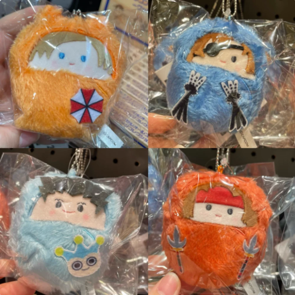

10cm Biohazard Resident Evil Leon S. Kennedy Plush Toys Cute Soft Stuffed Keychain Dolls For Kid Birthday Christmas Gift