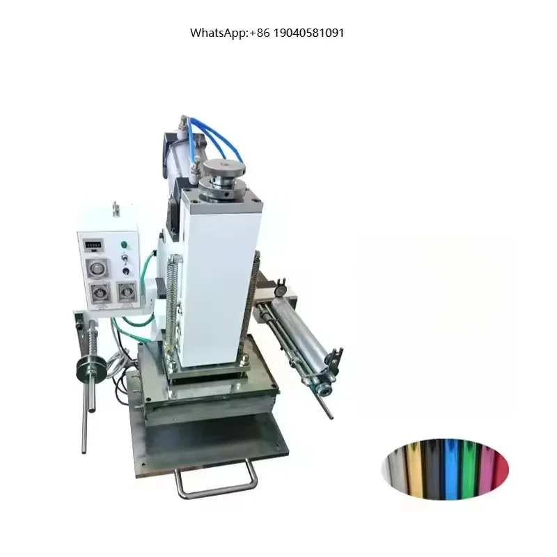 Mini Desktop Pneumatic Embossing Machine for Stamping Leather Wallet Paper Processing Machinery