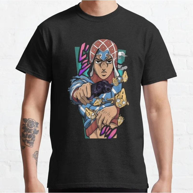 

0216 JoJo's Bizarre Adventure Anime Gift t shirt The best Jobro of all time Graphic Clothes Y2K clothing All size Tops S-6XL