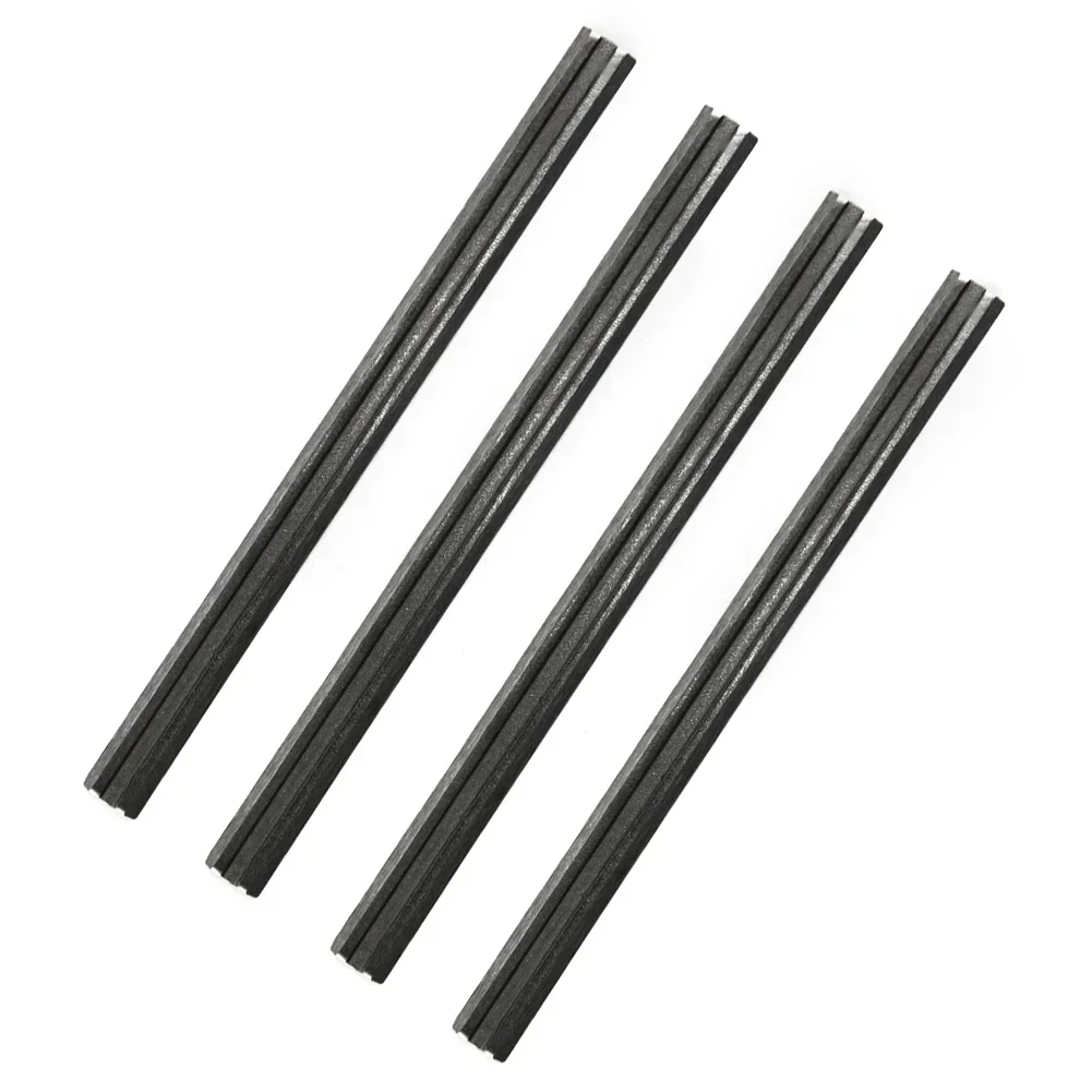 4pcs 82mm Carbide Planer Blades Two Cutting Edges Reversible Planning Blades For Mechanical Electric Planer Woodworking Planer