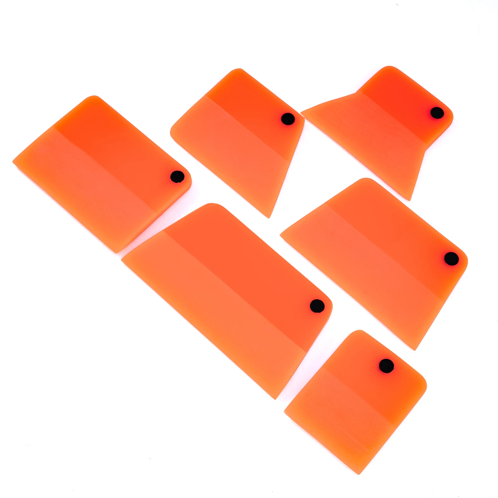 6Pcs Magnetic Soft PPF Squeegee Set No Scratch Car Paint Protection Film Vinyl Wrap Window Tint Bubble Remover Application Tool