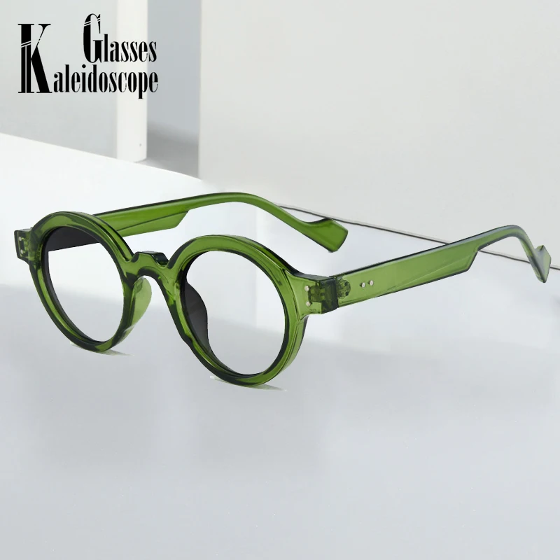 Женские классические винтажные очки для чтения, модные компьютерные очки с защитой от синего света, мужские очки в толстой круглой оправе для дальнозоркости, унисекс