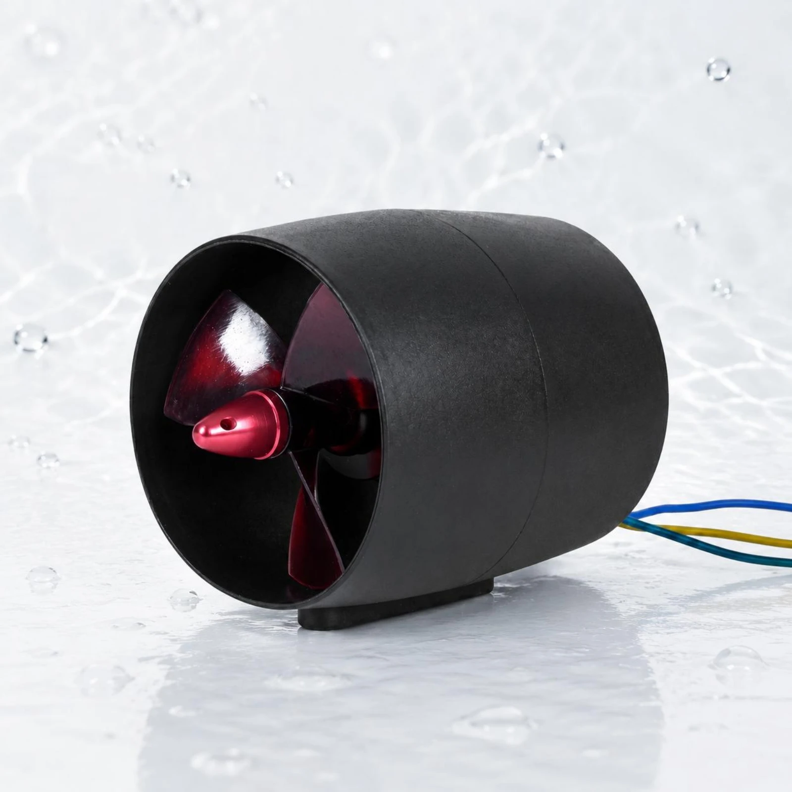 

Brushless Underwater Thruster Matte Underwater Thruster Propeller Motor Single Unit Mounting Base Marine Hardware Cable Leads