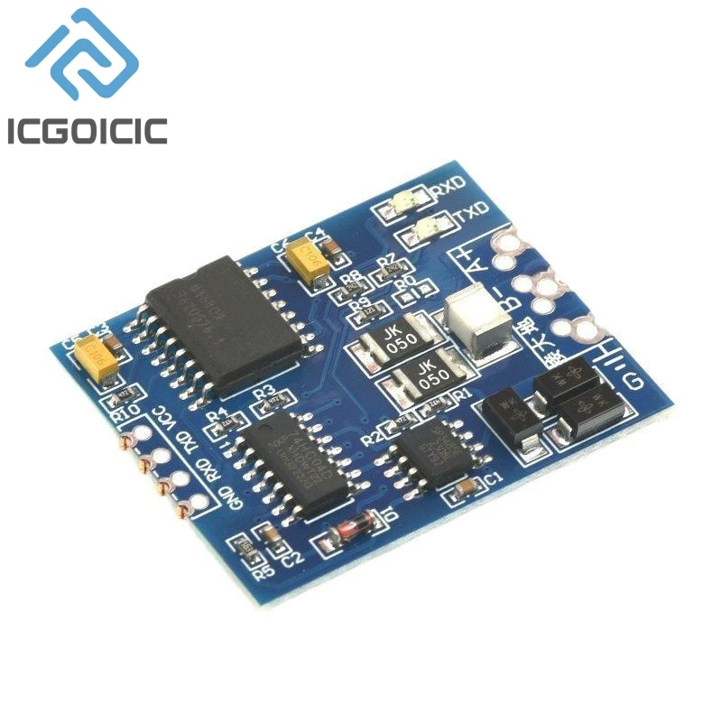 3.3V 5V TTL UART To RS485 Isolated Interface Converter Module Single-chip Serial Port UART Industrial
