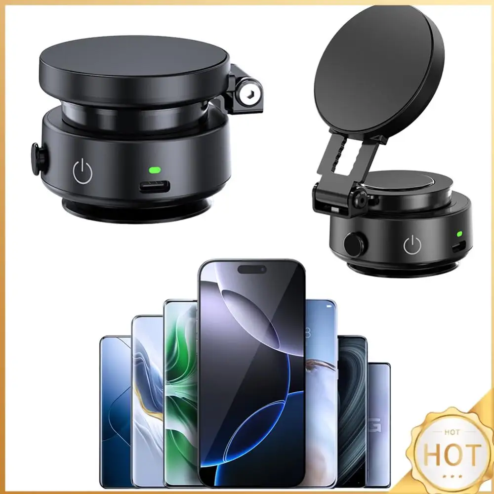 

For Magsafe Magnetic Vacuum Car Phone Holder 360° Rotatable Folding Car Magnetic Holder Electric Vacuum Swivel Stand for iPhone