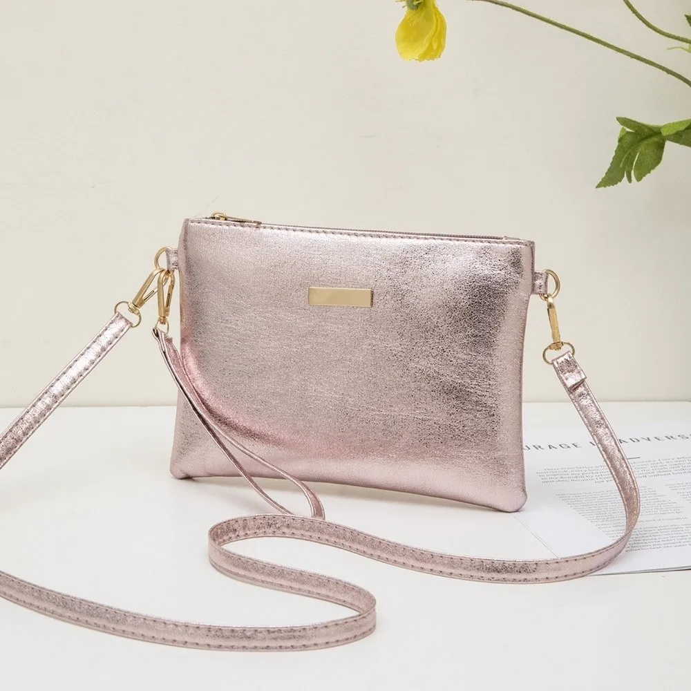 Fashion Sequined Crossbody Bag Large Capacity Shiny Evening Bag Vintage Versatile Makeup Pouch for Women