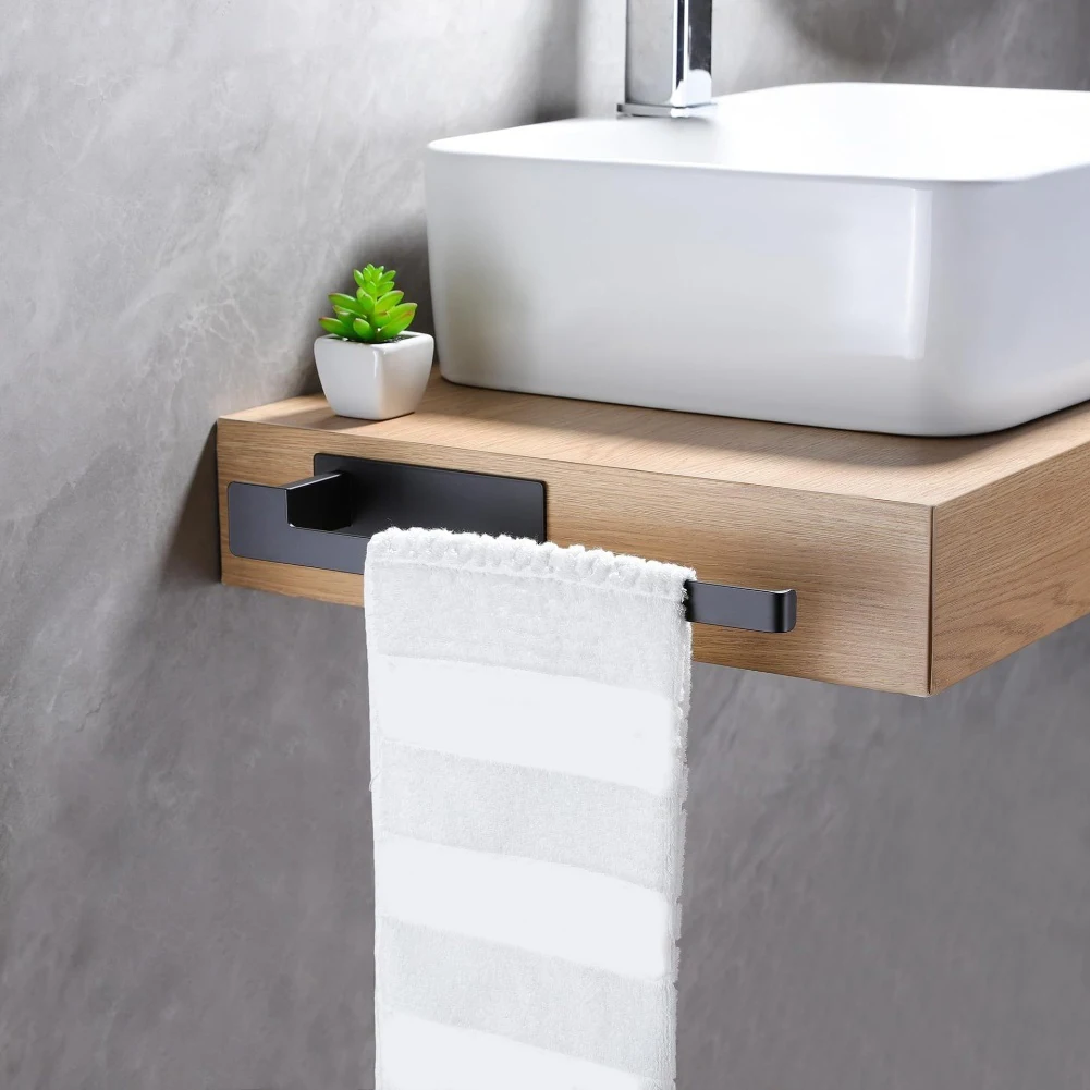 35*10*5cm Double Towel Rack Bathroom Accessory Bathroom Accessories Easy Installation Without Tools Flexible Application