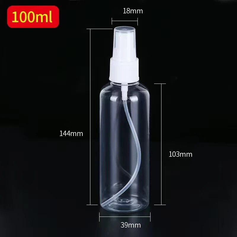 3/5/10pcs Hervulbare 10ml 30ml 50ml 100ml Clear PET Plastic draagbare Reizen Spray Fles Lege Parfum Container