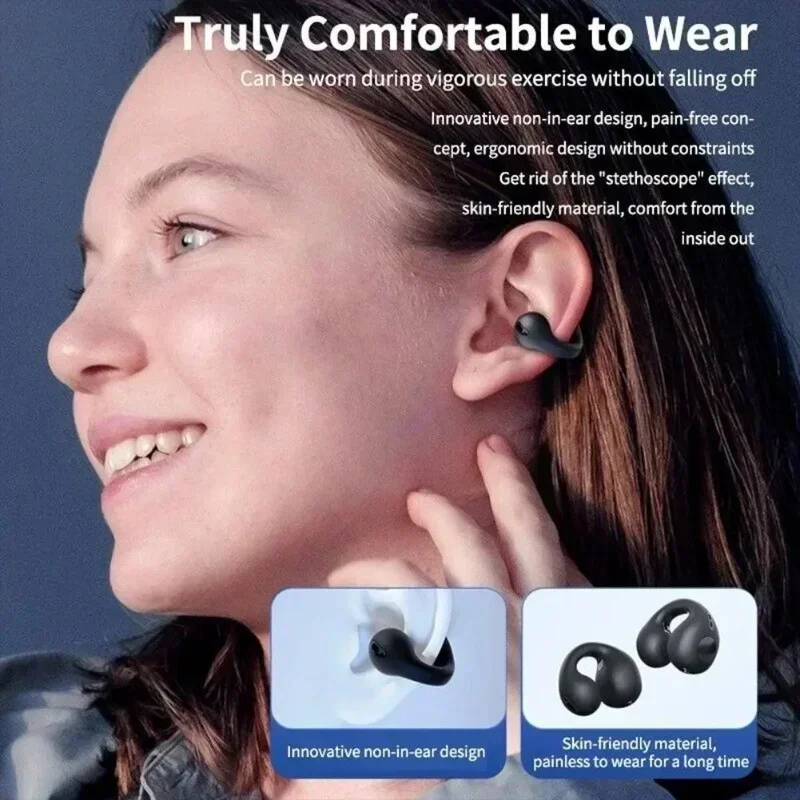 T75-auriculares inalámbricos de conducción ósea, audífonos deportivos con Bluetooth 5,3, calidad de sonido HiFi, resistentes al agua, TWS, originales, nuevos