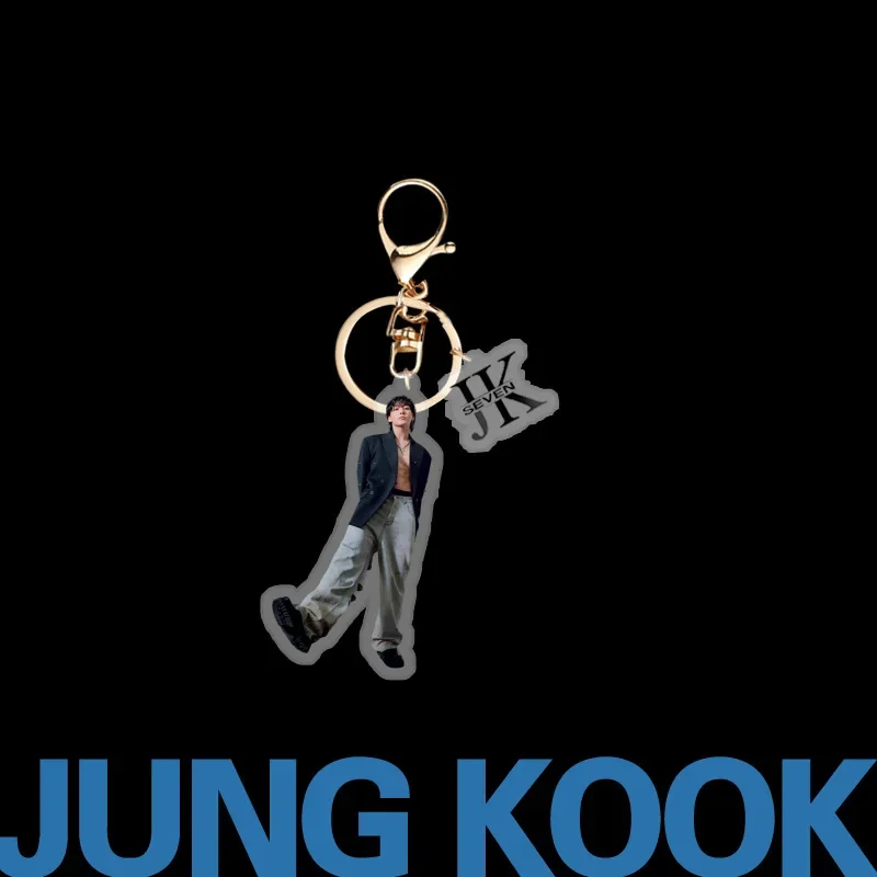 B JungKook Jungkook New Album Seven High Appearance Level Acrylic Keychain Pendant Pendant Peripheral Same Model