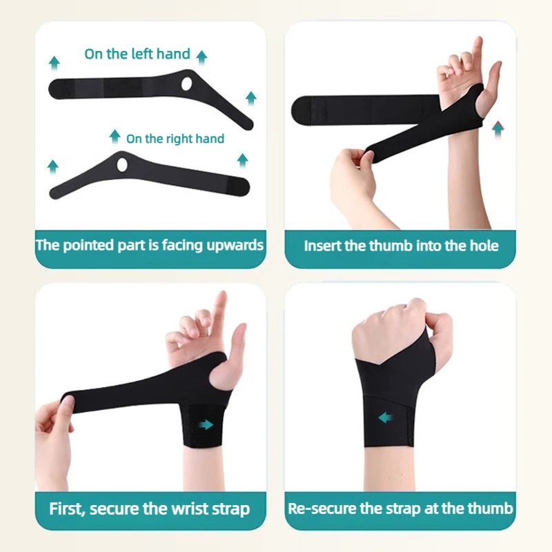 Breathable Thin Wrist Support for Gym Sports Tendonitis TFCC Fixation Badminton