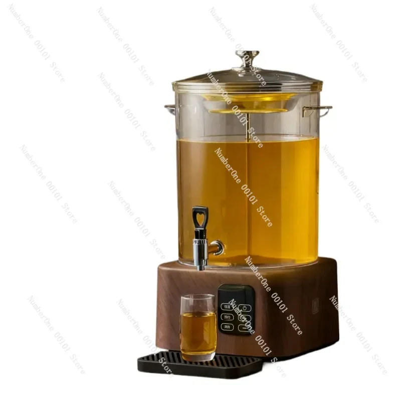 Electric Heating Tea Brewer Smart Large Capacity Boiling Bucket With Filter For Household Commercial Milk Tea Shop Brewing