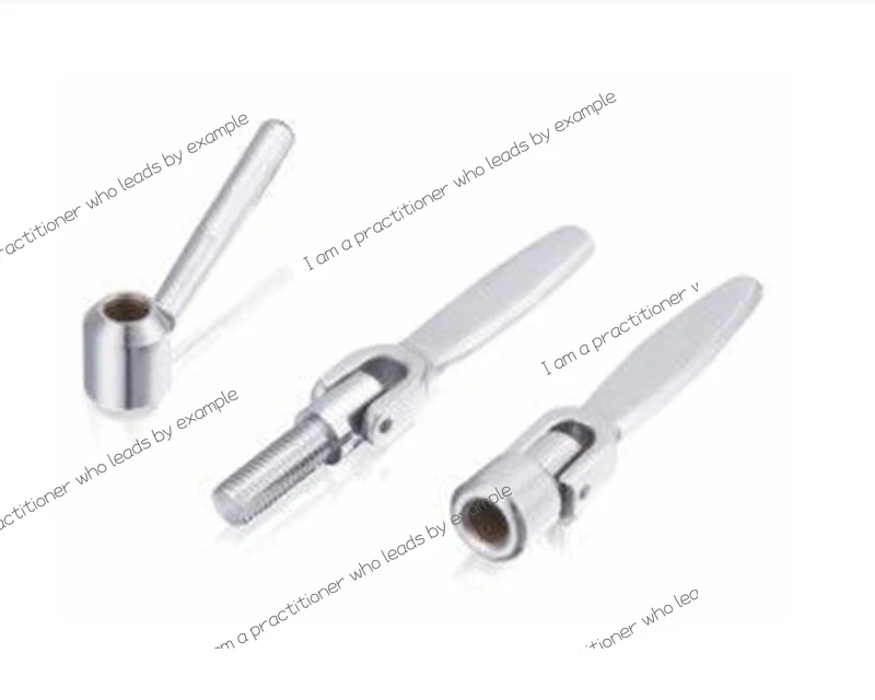 Slider fixing handle Locker knob Stainless steel tightening screw handle Bed clamp top bar