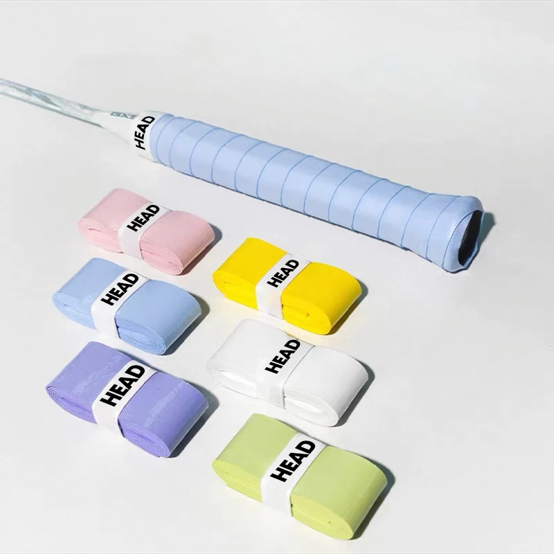 15pcs HEAD Tennis Racket Overgrip Sweat Band Absorption Grip PU Badminton Racket Handle Grip Tennis Griptape Padel Racket Grip