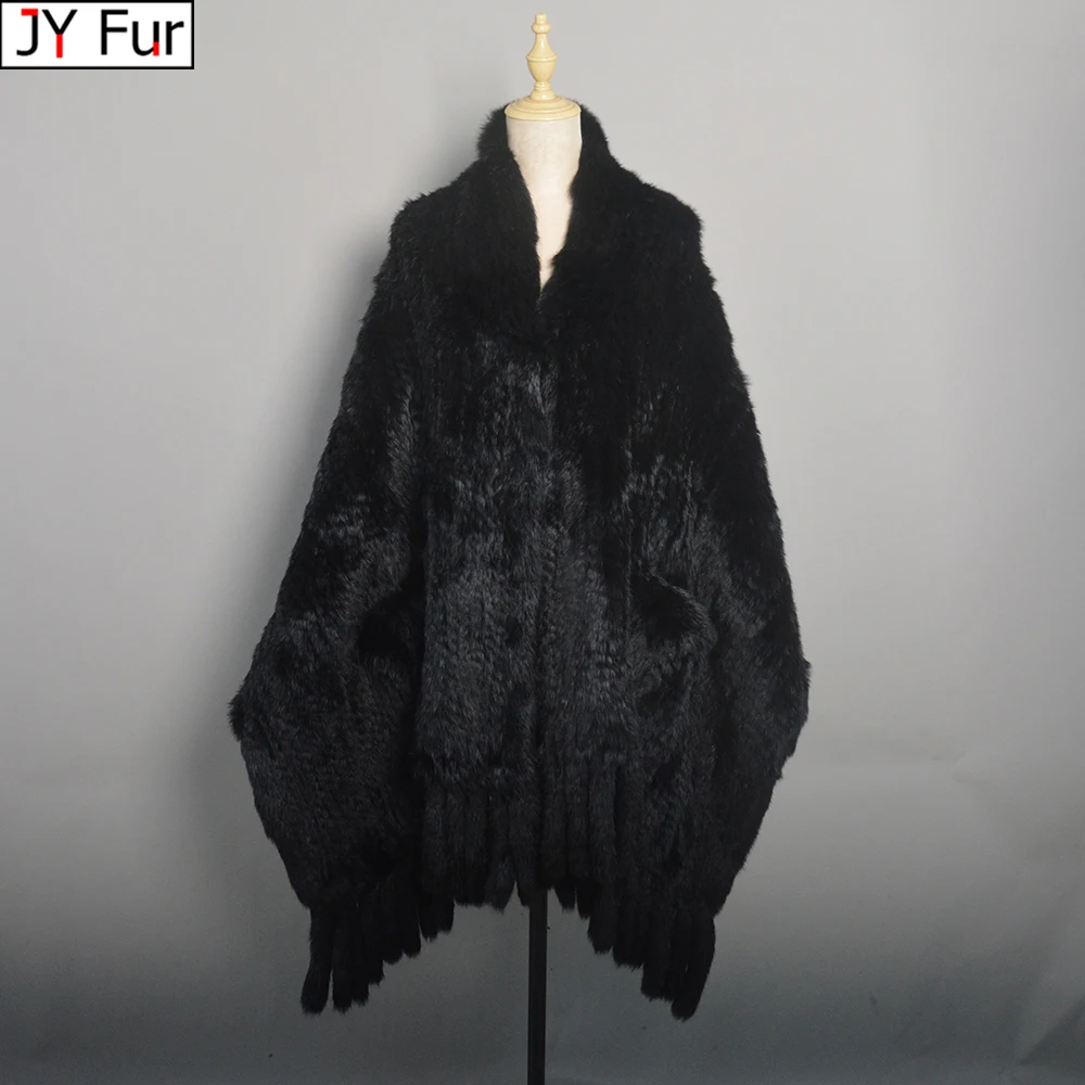 

Winter Natural Rabbit Fur Scarf For Women Long Style Lady Genuine Fur Neckerchief Handmade Knitted Really Rabbit Fur Scarves