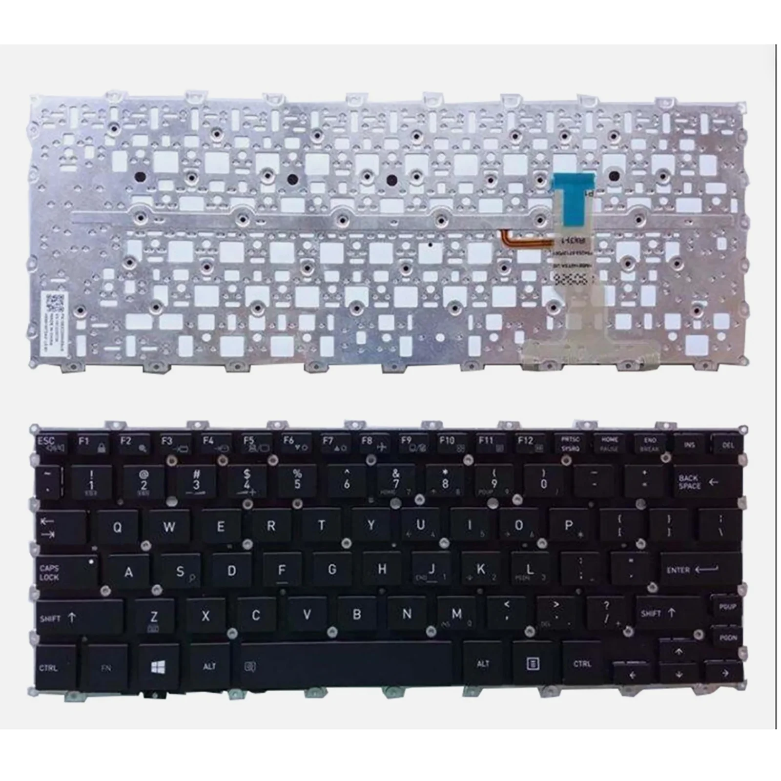 

US Laptop Keyboard for Toshib-a Porteg-e X20W-E X20W-D dynabook C72/M Black
