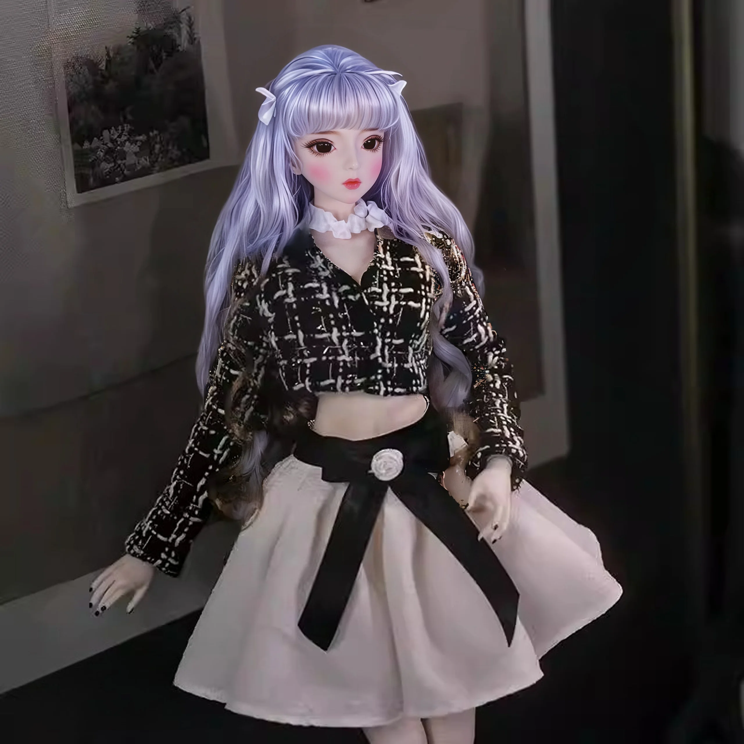 

Кукла DBS, 1/3 BJD, в ретро-стиле, с механическими суставами, тело, в комплекте случайные прически, глаза, одежда, обувь, AI MSD SD.