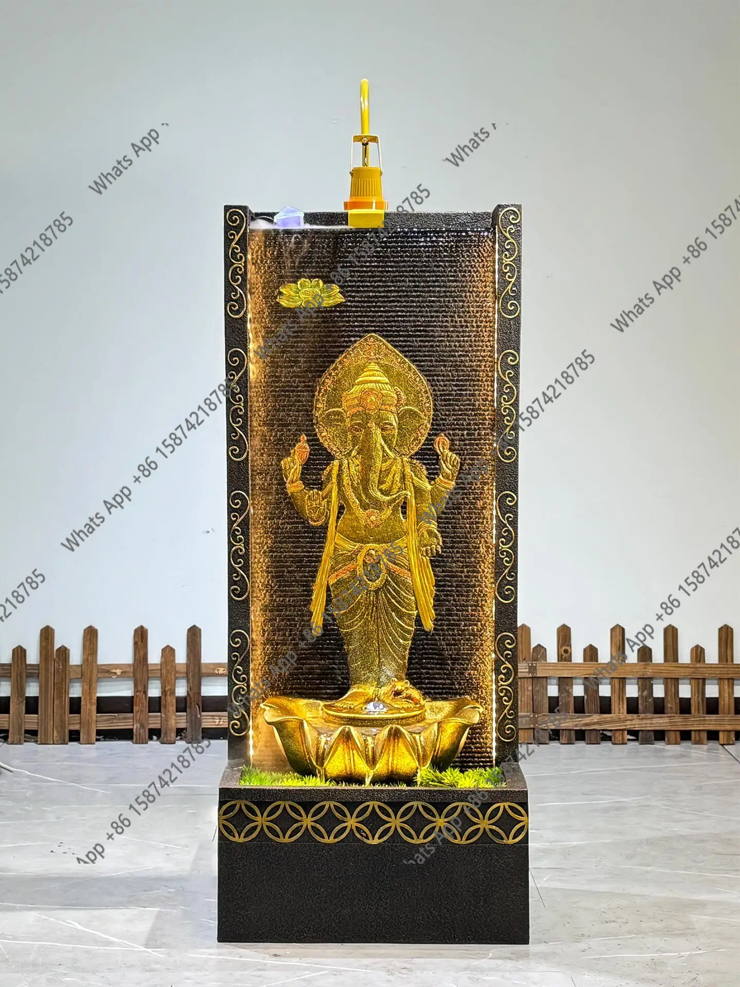Flowing water ornament, interior decoration, water feature, floor-to-ceiling entrance, lucky feng shui decoration