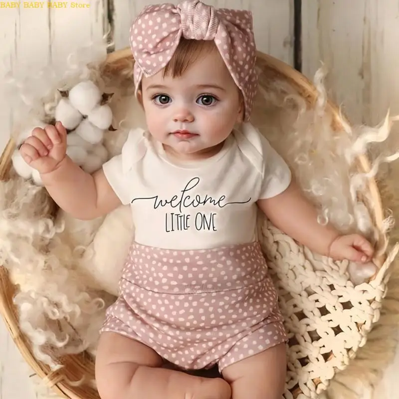 

Q81A приветственное письмо при печати коробки для повязки на голову набор шорт для детской фотографии