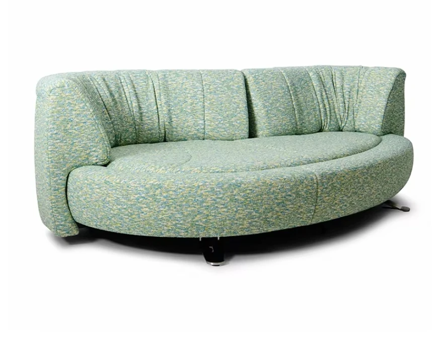 

French Chesterfield Sofa Metal Frame Fabric Leather Modular Adjustable Backrest Sofa For Home Salon Hotel