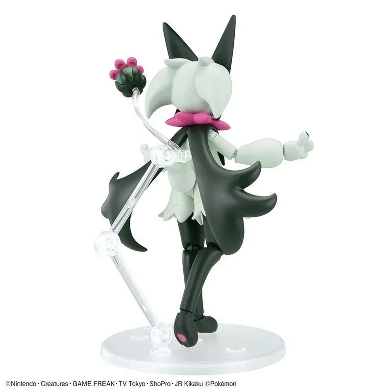 Original bandai pokemon figuras meowscarada anime figura de ação montagem simples modelo colecionável ornamentos modelo brinquedos