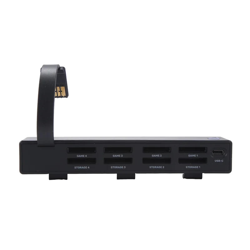 

Exquisite-Eight In One Docking Station For Switch Console Cassette Switch Multifunction Cassette Port Replicator Durable Easy In