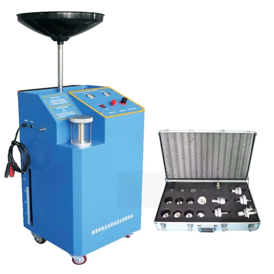 

Automotive oil cleaning machine Engine lubrication system Cleaning agent Oil change