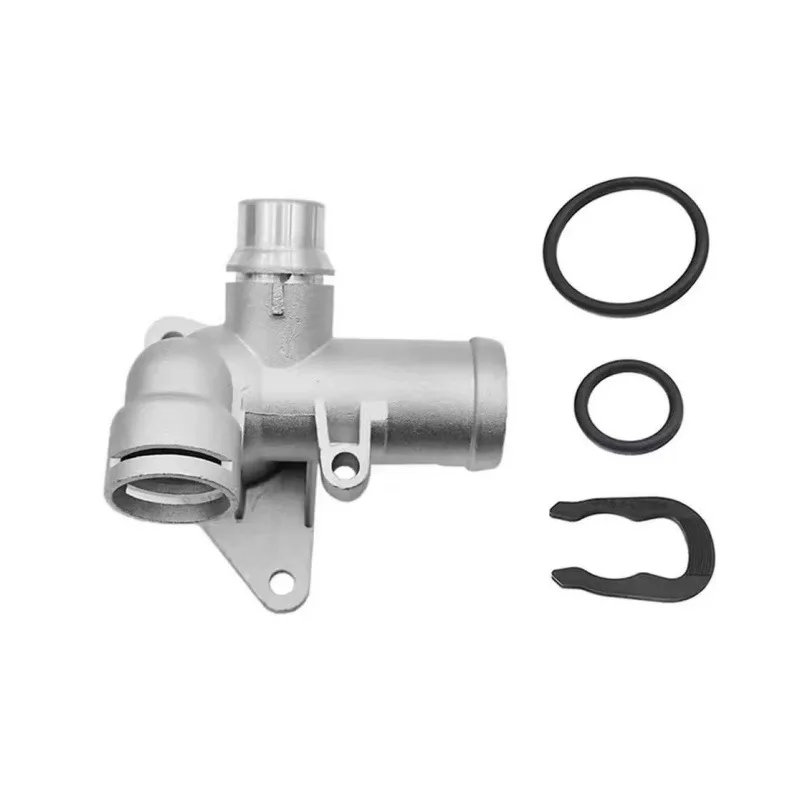 

For Audi A4 B6 B7 1.8T Seat Exeo 06B121132EAluminium Engine Cooling Radiator Coolant Hose Connector Flange Water Outlet Pipe