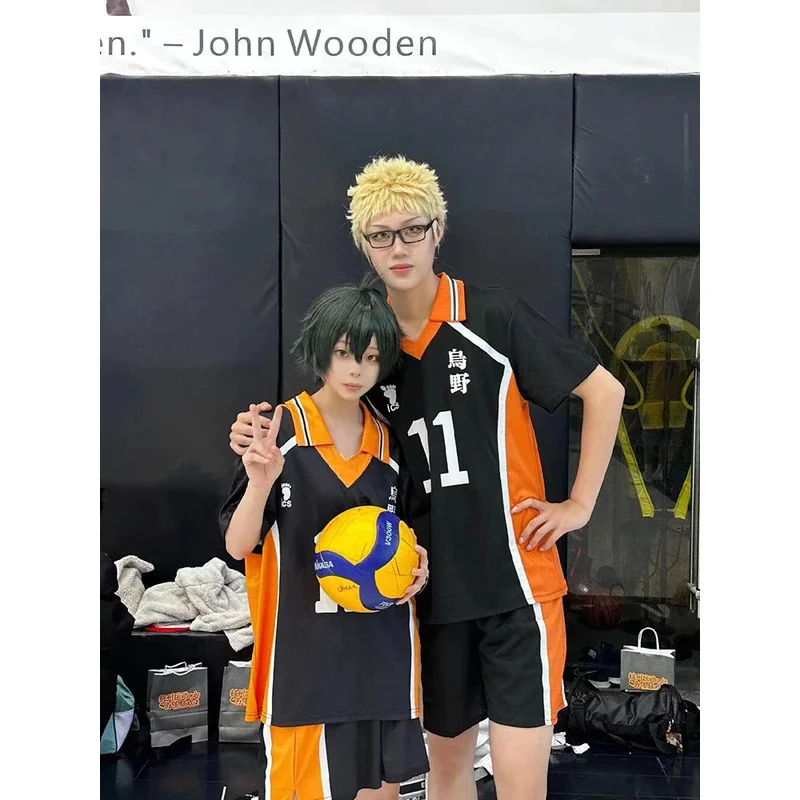 Japanese Anime Haikyuu Cosplay Costume High School Volleyball Club Sportswear Jerseys Hinata Shoyo T Shirt Training Uniform