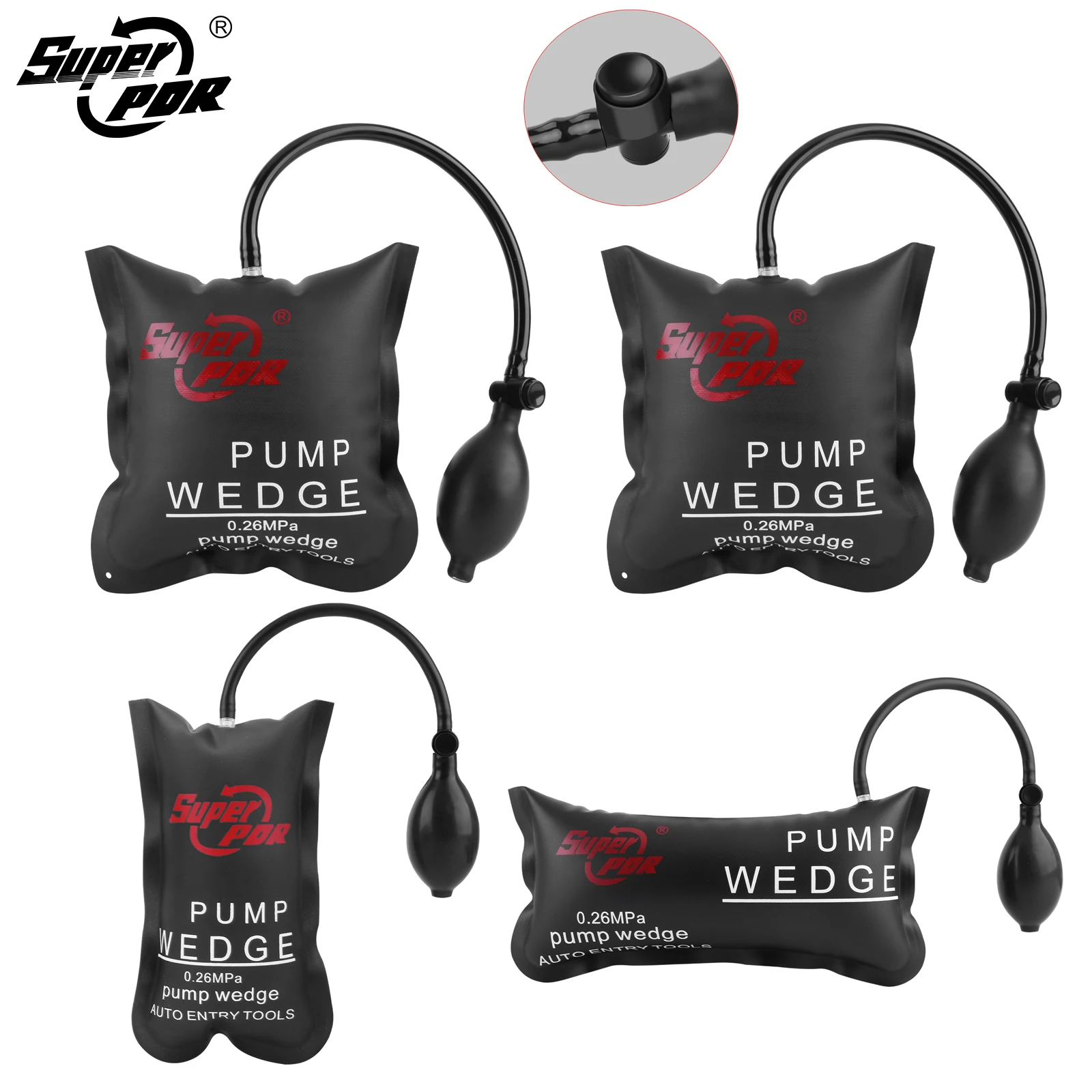 PDR Air Pump Wedges Inflatable Airbag For Door Windows Car Powerful Installation Alignment Repair Tool Door Window Installation