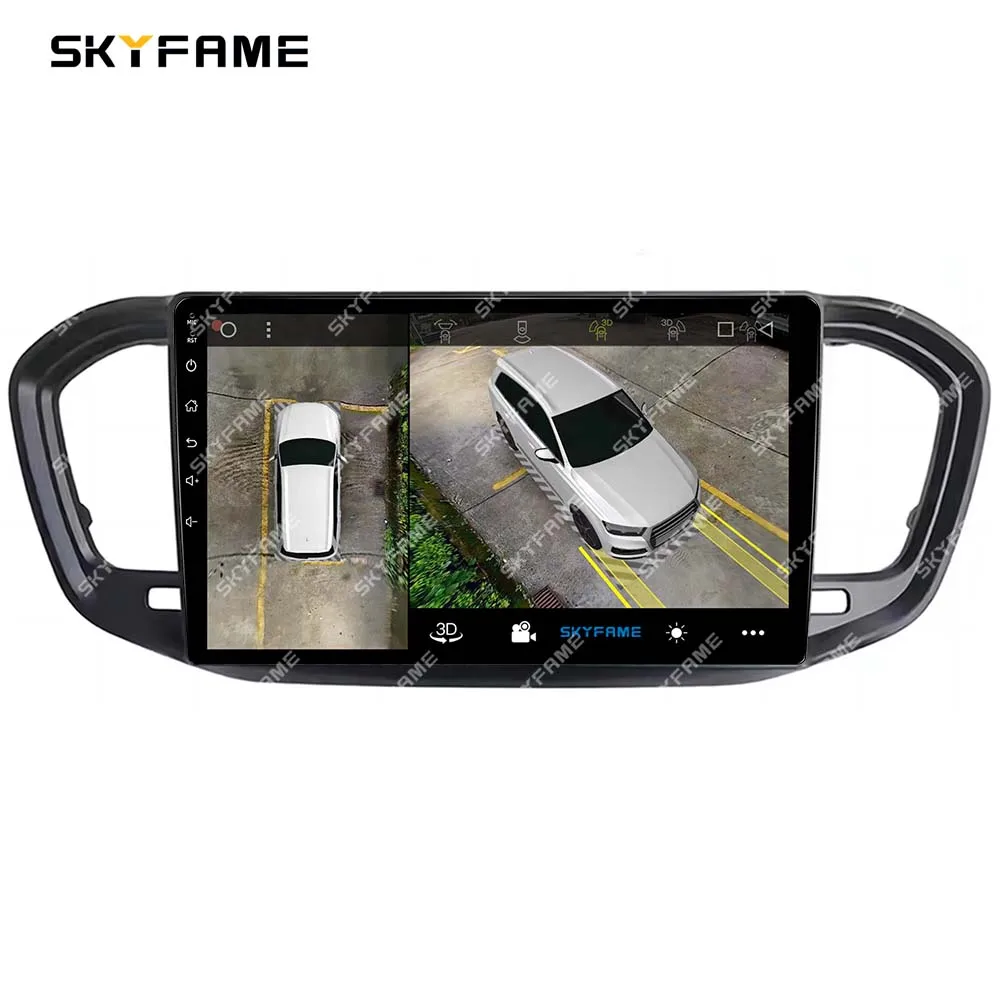 SKYFAME Car Frame Fascia Adapter Android Radio Dash Fitting Panel Kit For Lada Vesta